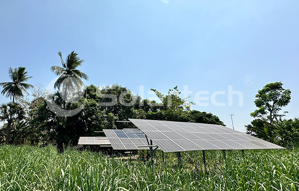 光伏喷灌系统助力危地马拉甘蔗种植